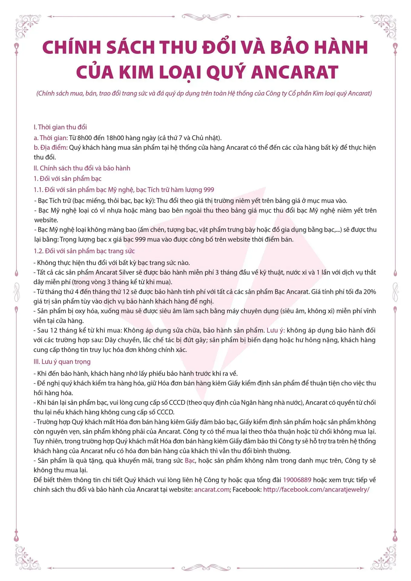 Tận dụng chính sách làm sáng miễn phí 3 tháng đầu của Ancarat. Tận dụng chính sách làm sáng miễn phí 3 tháng đầu của Ancarat.