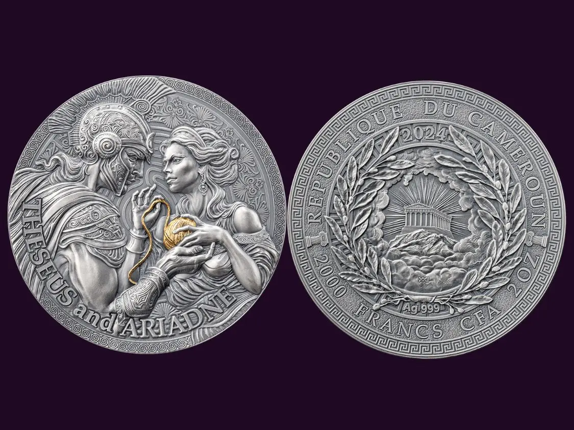 Mua Xu bạc Theseus and Ariadne