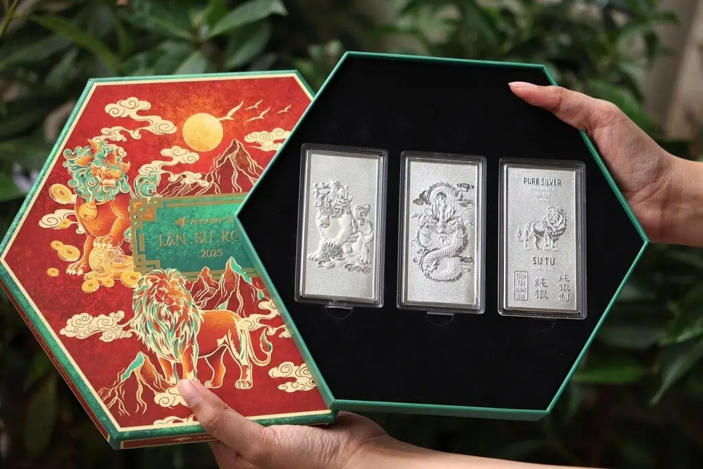 Set quà tặng Lân Sư Rồng 5 lượng