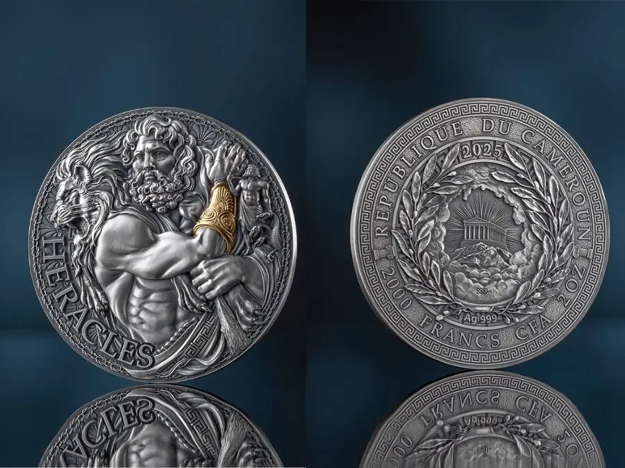 Thiết kế Xu bạc Haracles