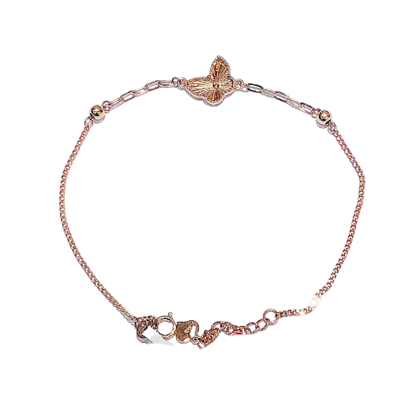 Lắc tay Vàng 18K Golden butterfly 9mm – 8D