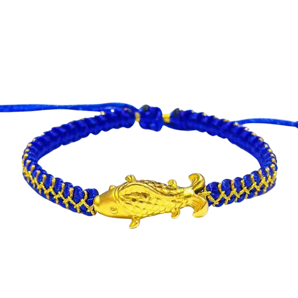 Vòng Tay phối Charm Vàng 24K Cá Chép – may mắn