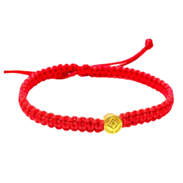 Vòng Tay Charm Vàng 24K Chữ Điền Bánh Bao MS01 Size XS