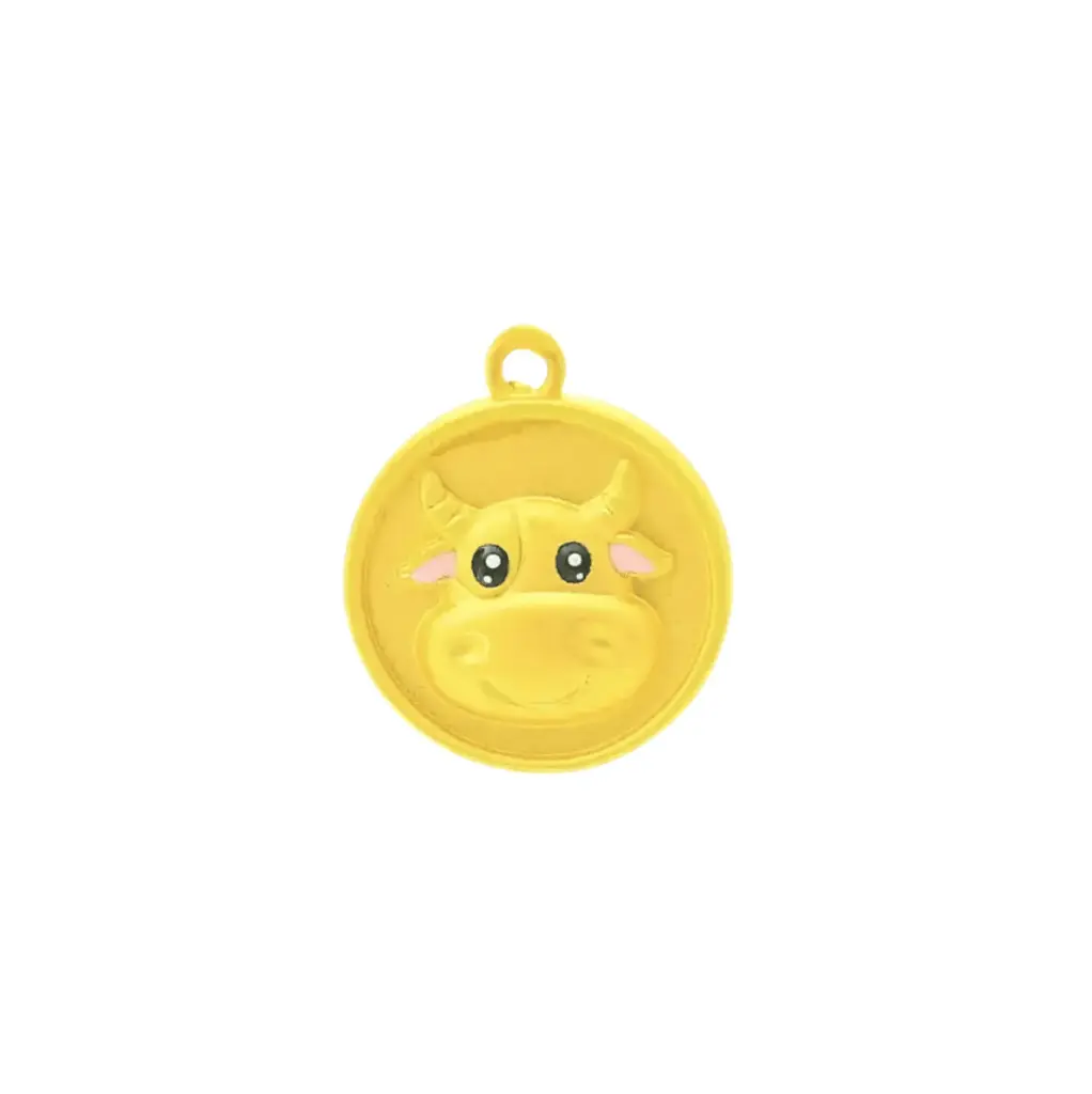 Mặt dây Vàng 24K Kim Sửu tròn MS24