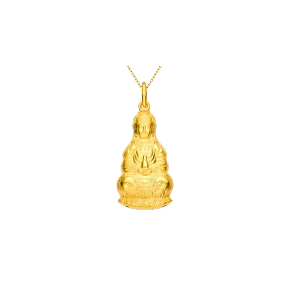 Mặt dây Vàng 24K Phật bà Quan Âm