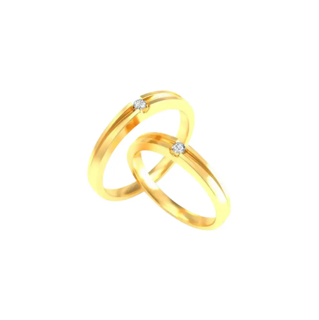 Nhẫn cưới Vàng – 0401