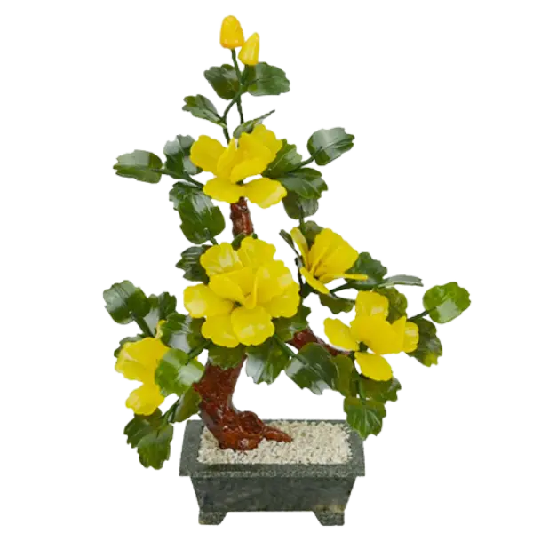 Bonsai Mẫu Đơn vàng 5 Bông 007