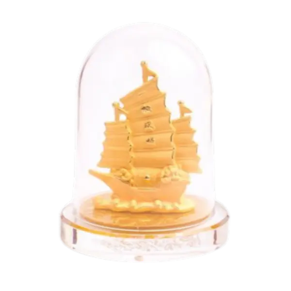 Tượng mạ vàng 24k Thuận buồm xuôi gió để bàn – Thành công – May mắn