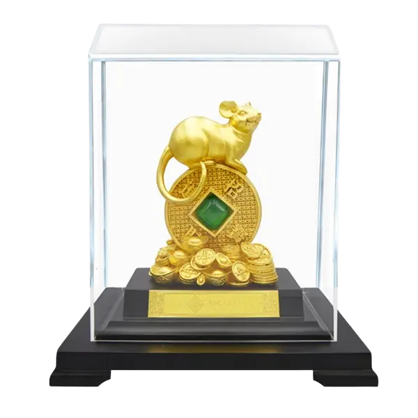 Tượng mạ vàng 24K Kim Tí Chiêu Tài