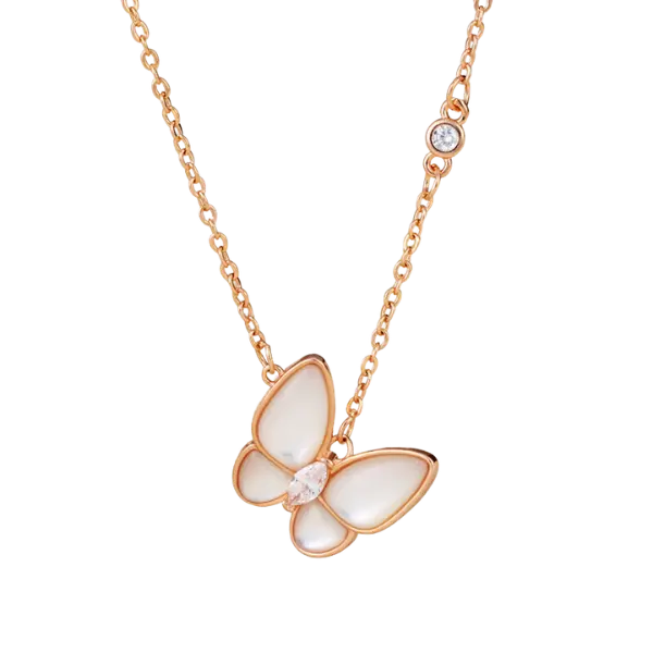 Dây chuyền Vàng 18K Golden butterfly đính đá