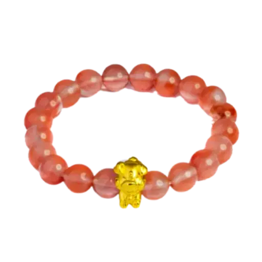 Charm Hợi kết hợp vòng đá