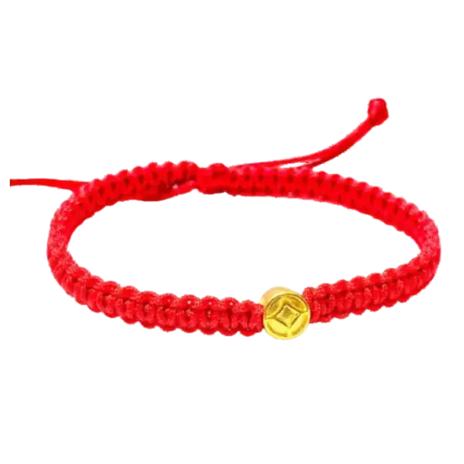 [AG9992.C103.039A.0] Vòng Tay Charm Vàng 24K Chữ Điền Bánh Bao MS01 Size XS