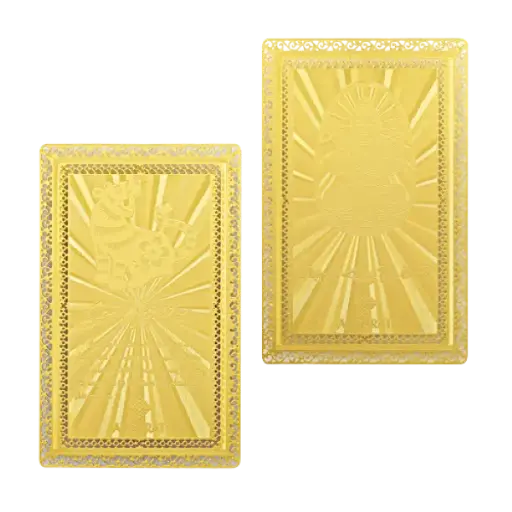 [AO9992.Q003.B001] Thẻ Bùa Bình An Tuổi Dần Mạ Vàng