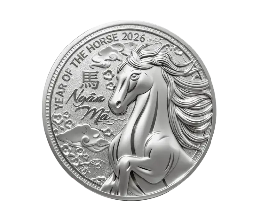 [A801] Ngân Mã Vượng Phát .999 (2026) - 1 lượng 