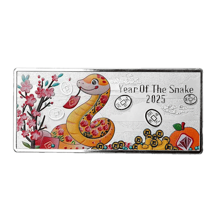 [BM10] 2025 Year of The Snake 1 lượng .999 Silver Bar